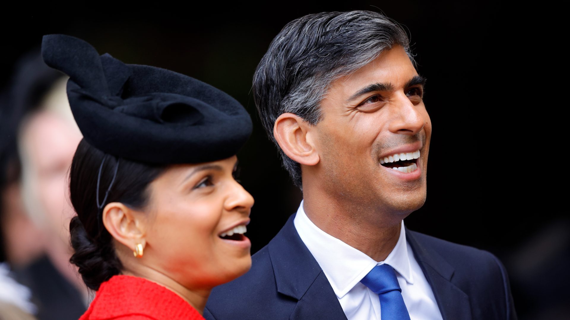 Akshata Murty and Rishi Sunak, whose worth was put at £640m by the Sunday Times Rich List this weekend. Photo: Max Mumby/Indigo/Getty Images